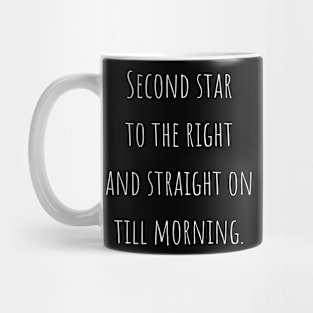 Second Star To The Right Mug